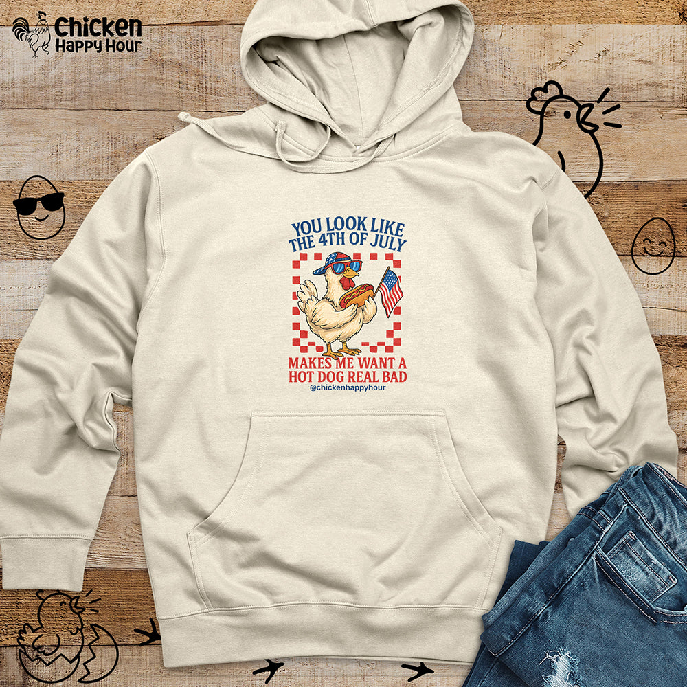 You look like the 4th of July Hooded Sweatshirt