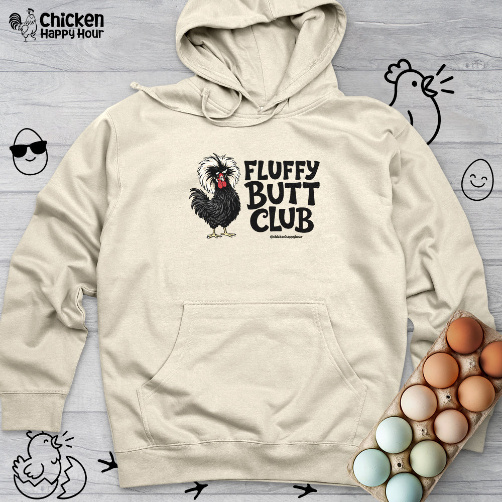 Fluffy Butt Club Hooded Sweatshirt