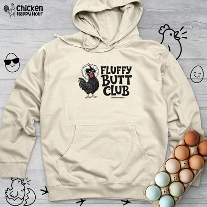 Fluffy Butt Club Hooded Sweatshirt