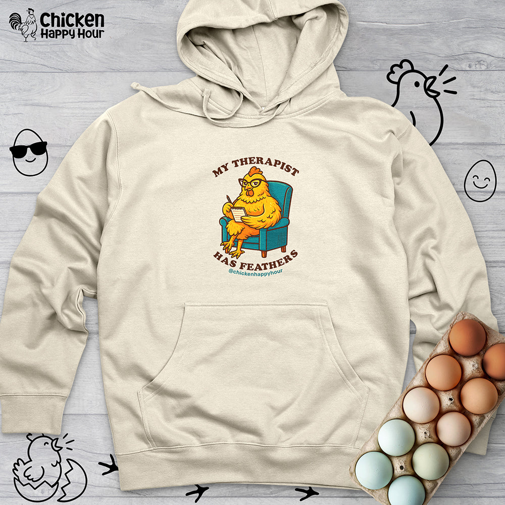 Therapist Chicken Hooded Sweatshirt