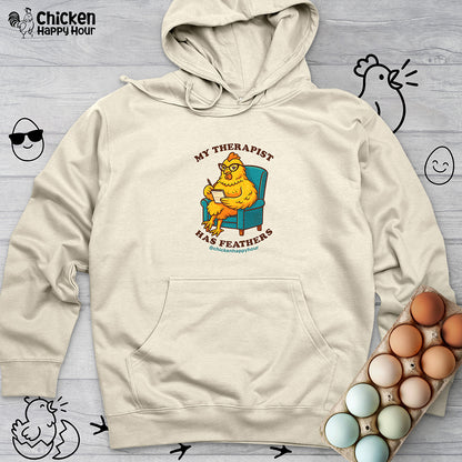 Therapist Chicken Hooded Sweatshirt