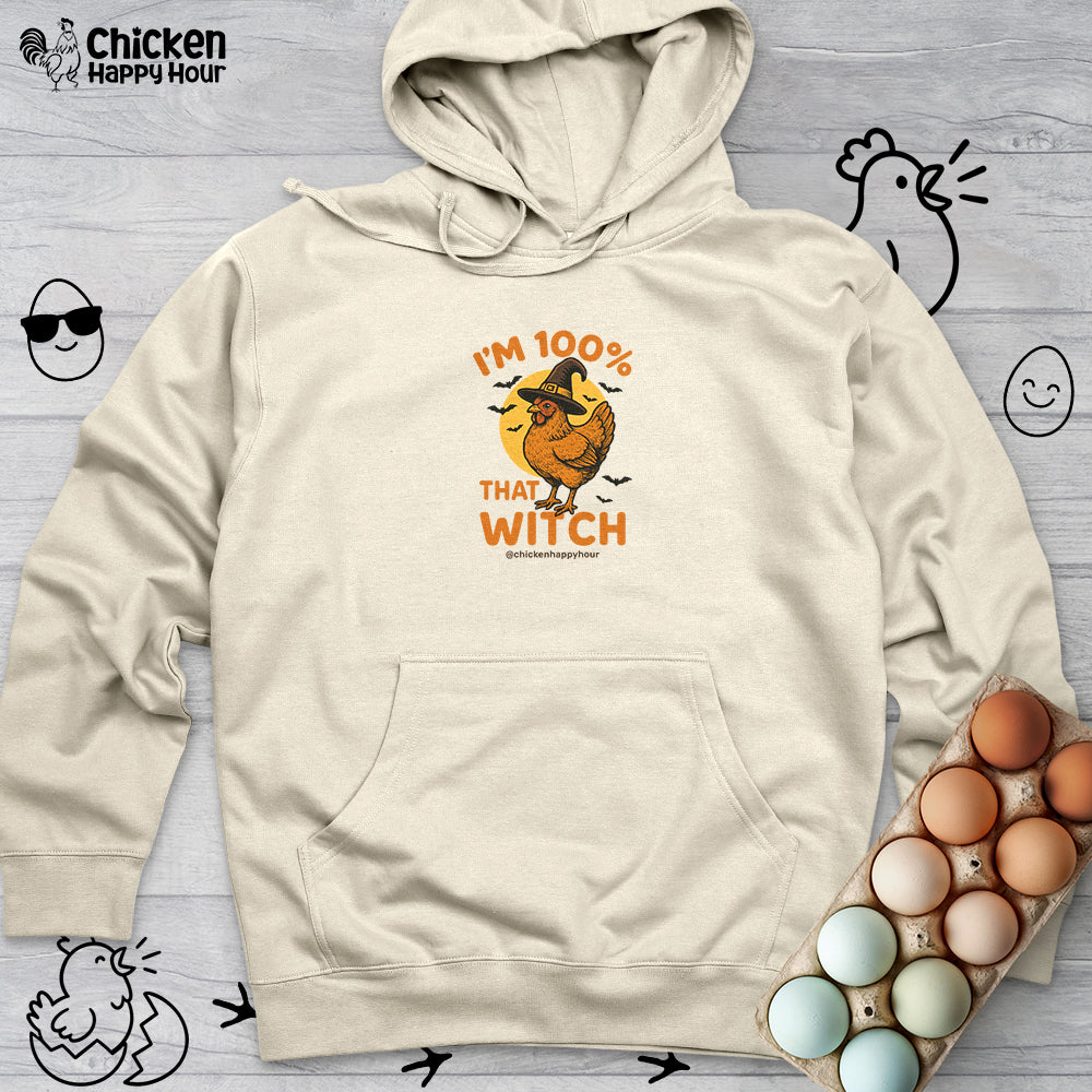 I'm 100% That Witch Hooded Sweatshirt