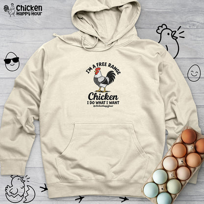 I'm A Free Range Hooded Sweatshirt