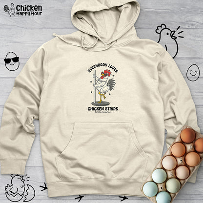 Everybody Loves Chicken Strips Hooded Sweatshirt
