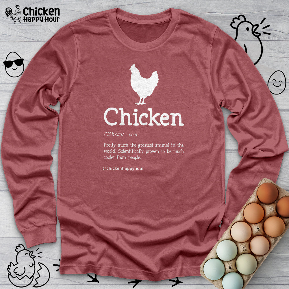 Chicken Definition Long Sleeve