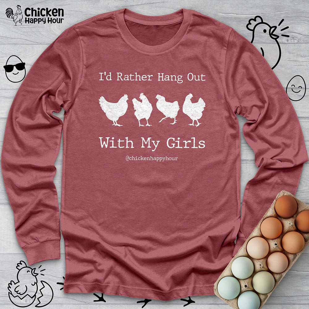 I'd Rather Hang Out Long Sleeve