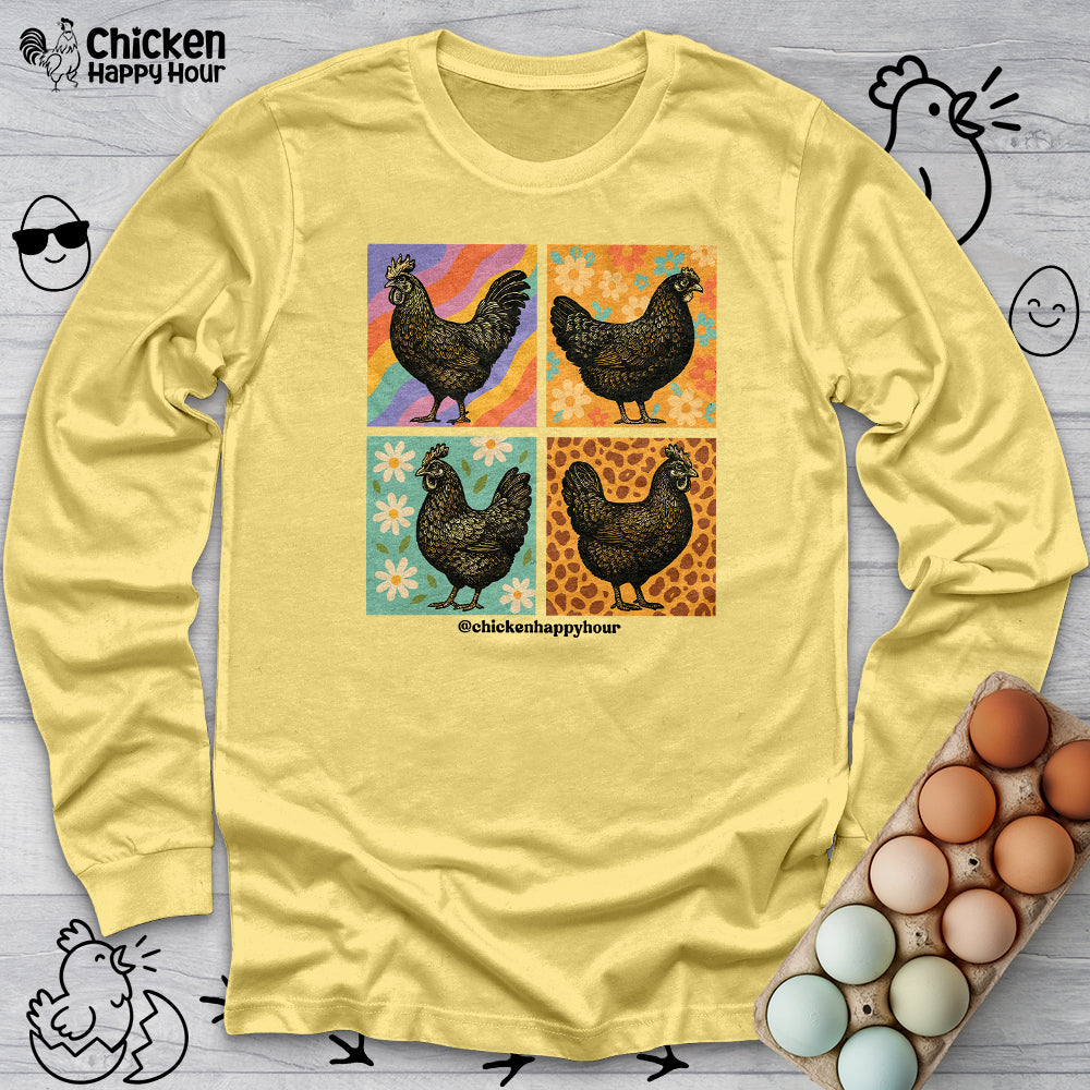 Retro Chicken Long Sleeve