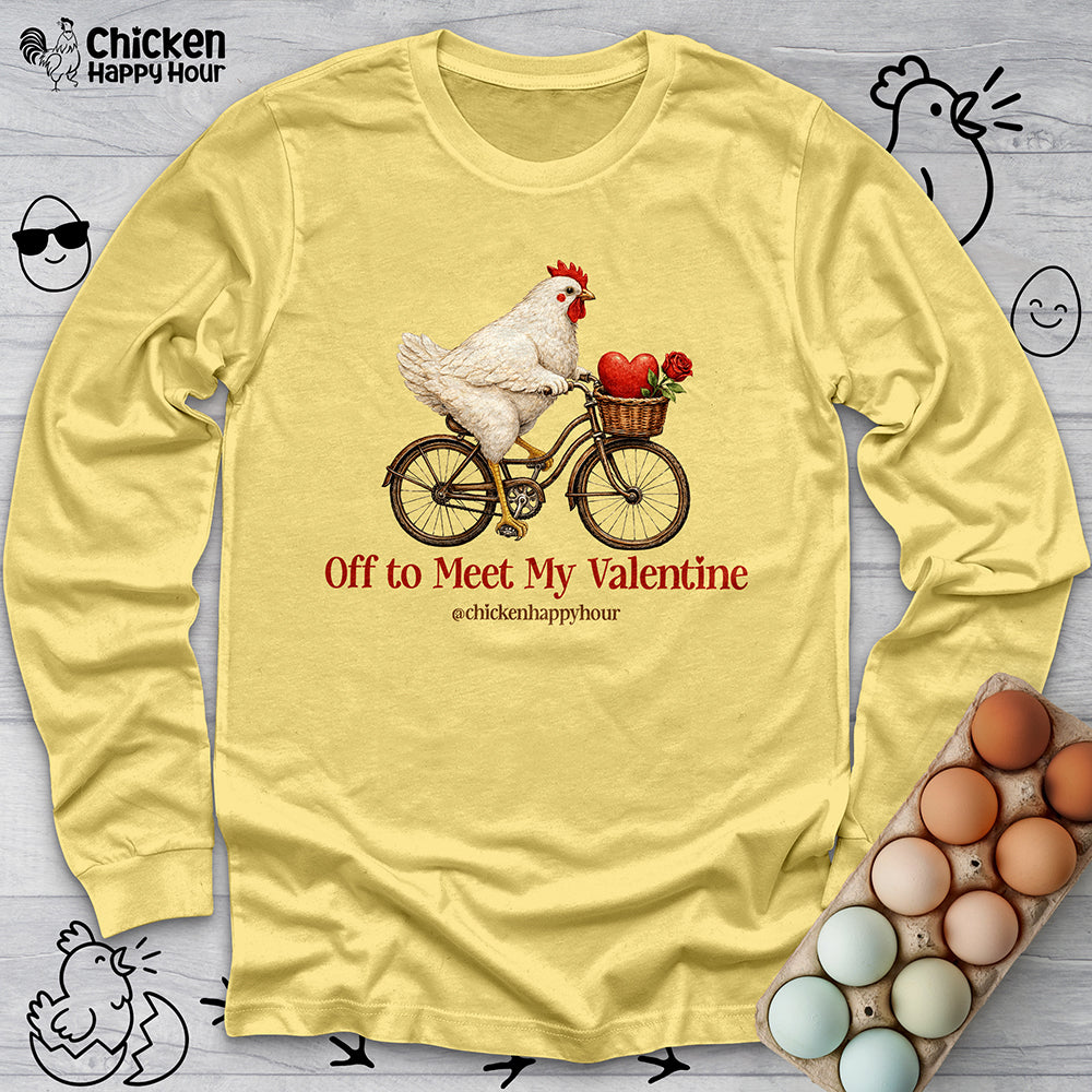 Off to Meet My Valentine Long Sleeve