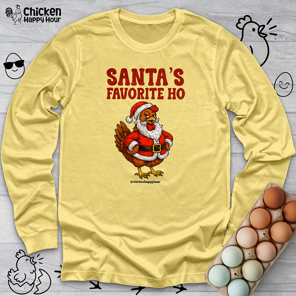 Santa’s Favorite Ho Long Sleeve