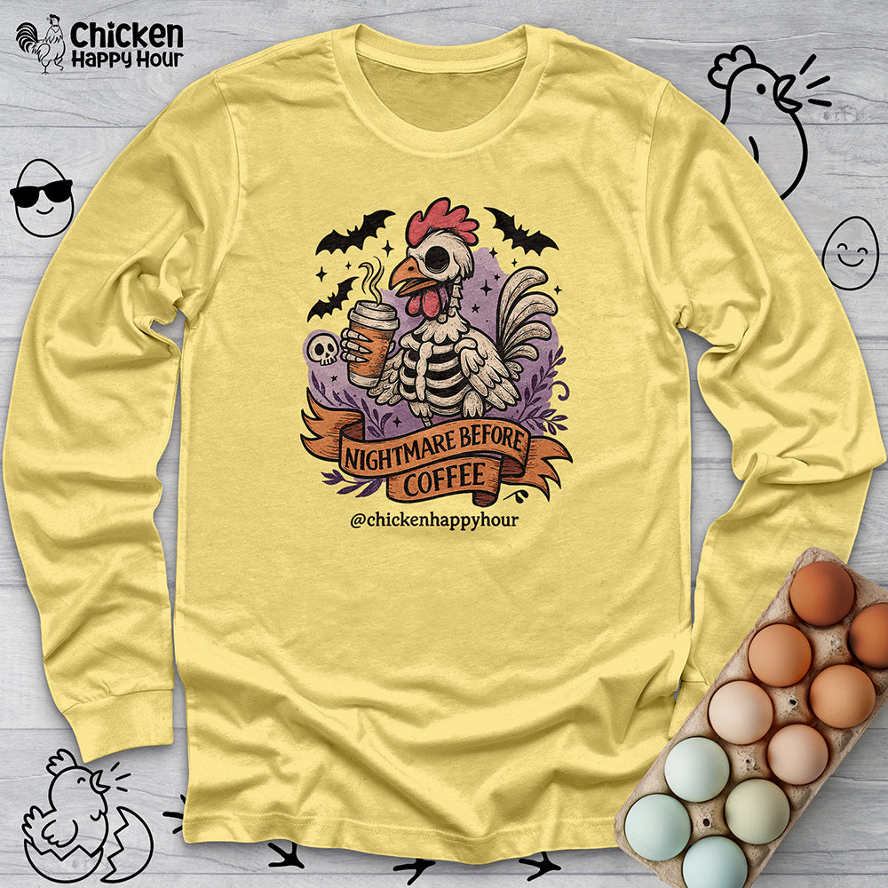 Nightmare Before Coffee Long Sleeve