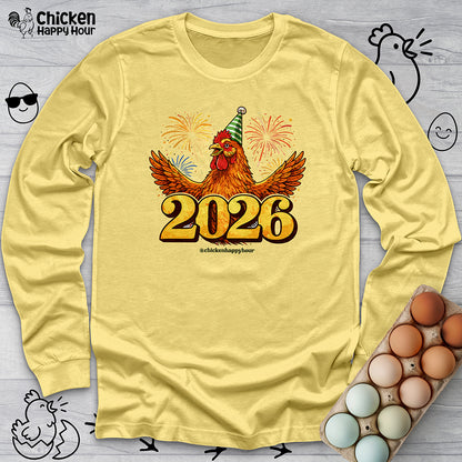 New Year Chicken 2026 Long Sleeve