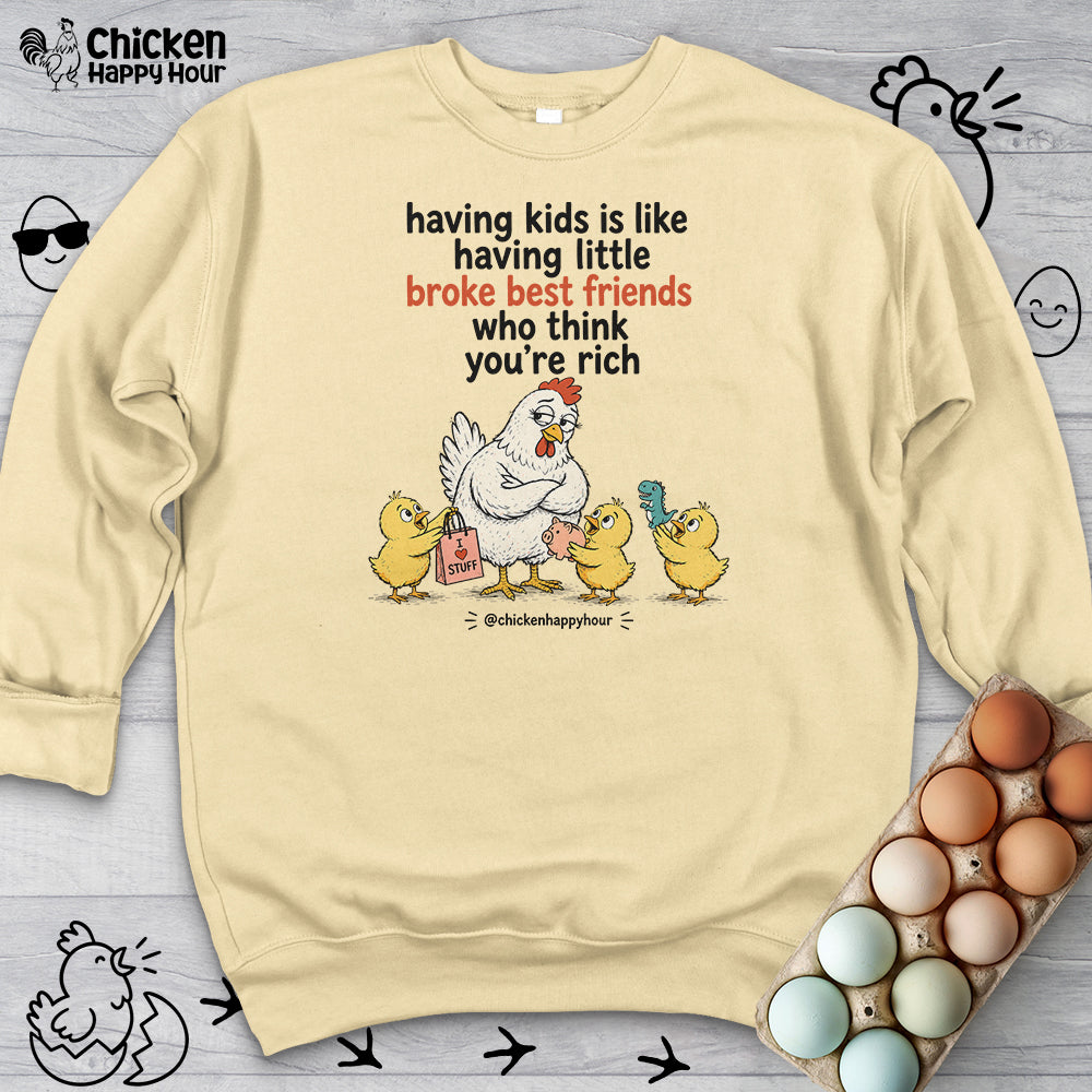 Having Kids Sweatshirt