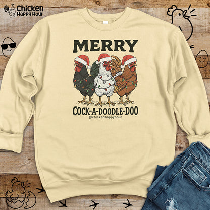 Merry Cock a Doodle Doo Crewneck