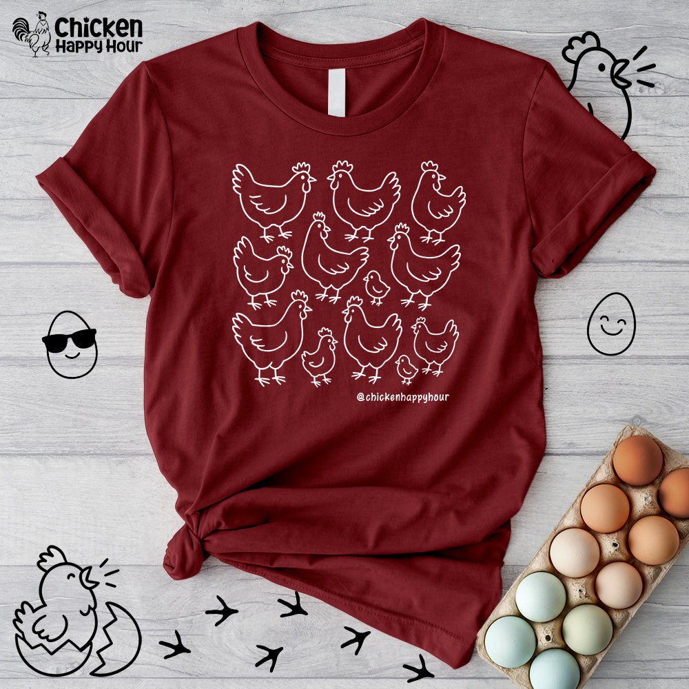 Chickens Unisex Tee