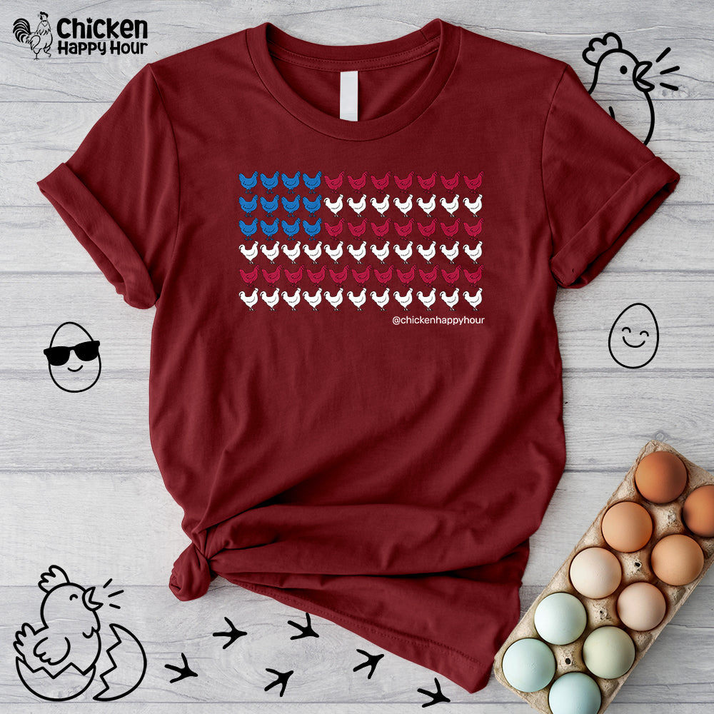 4th of July Chicken Unisex Tee