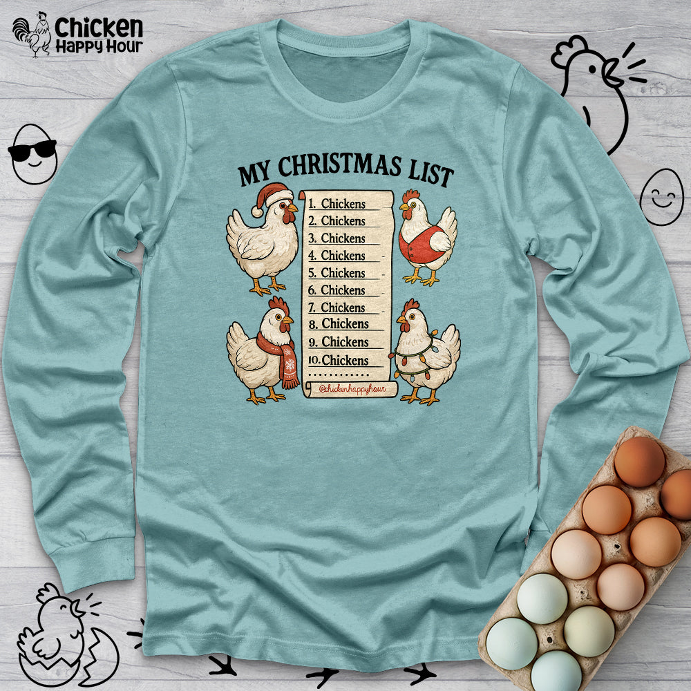 Christmas List Long Sleeve