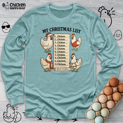 Christmas List Long Sleeve
