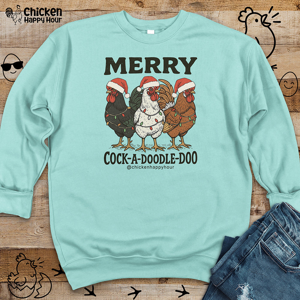 Merry Cock a Doodle Doo Crewneck