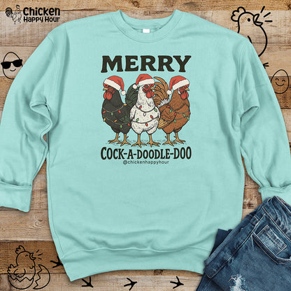 Merry Cock a Doodle Doo Crewneck