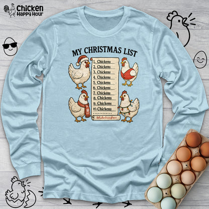Christmas List Long Sleeve