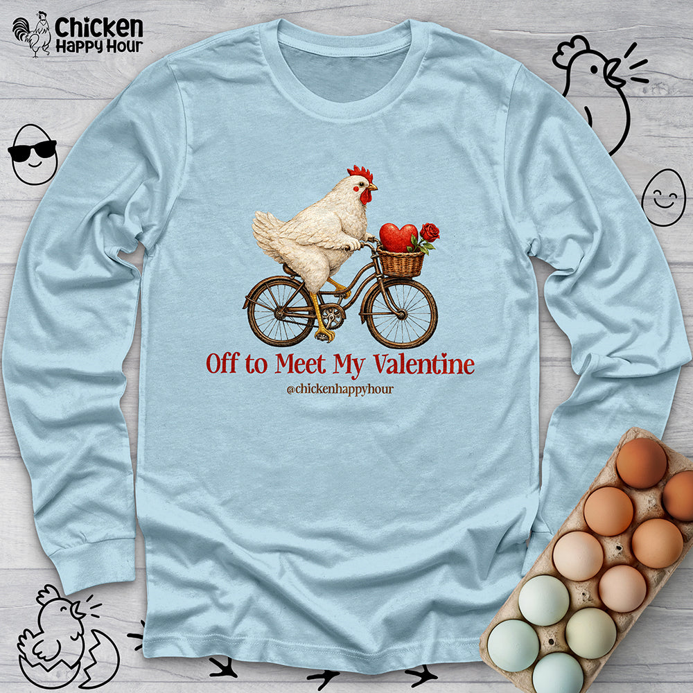 Off to Meet My Valentine Long Sleeve