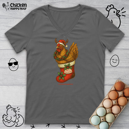 Merry Christmas V-Neck Tee