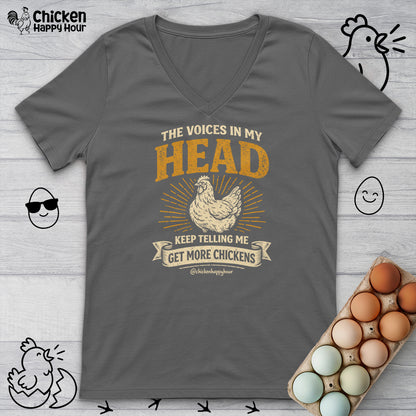 The Voices In My Head V-Neck Tee