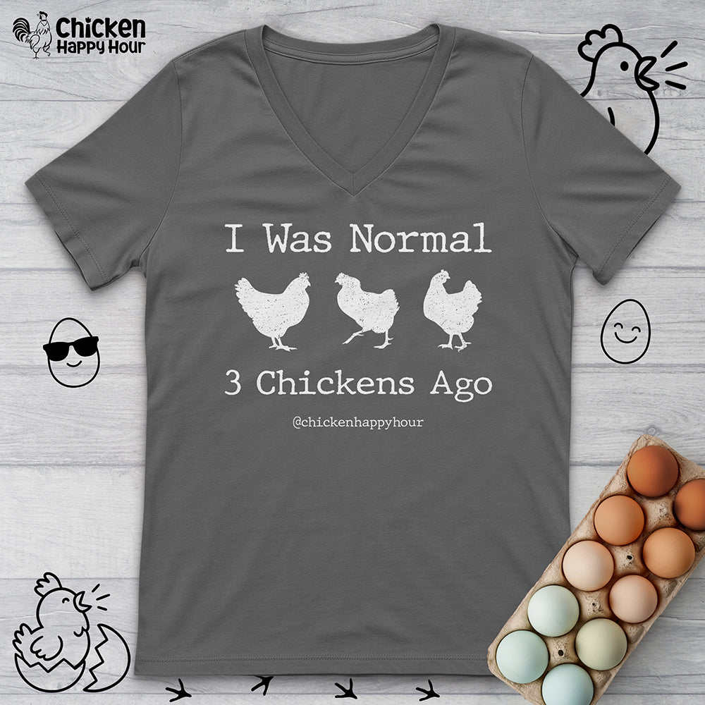 I Was Normal V-Neck Tee