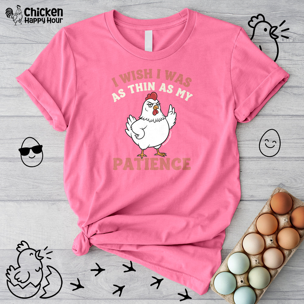 I Wish I Was as Thin as My Patience Unisex Tee