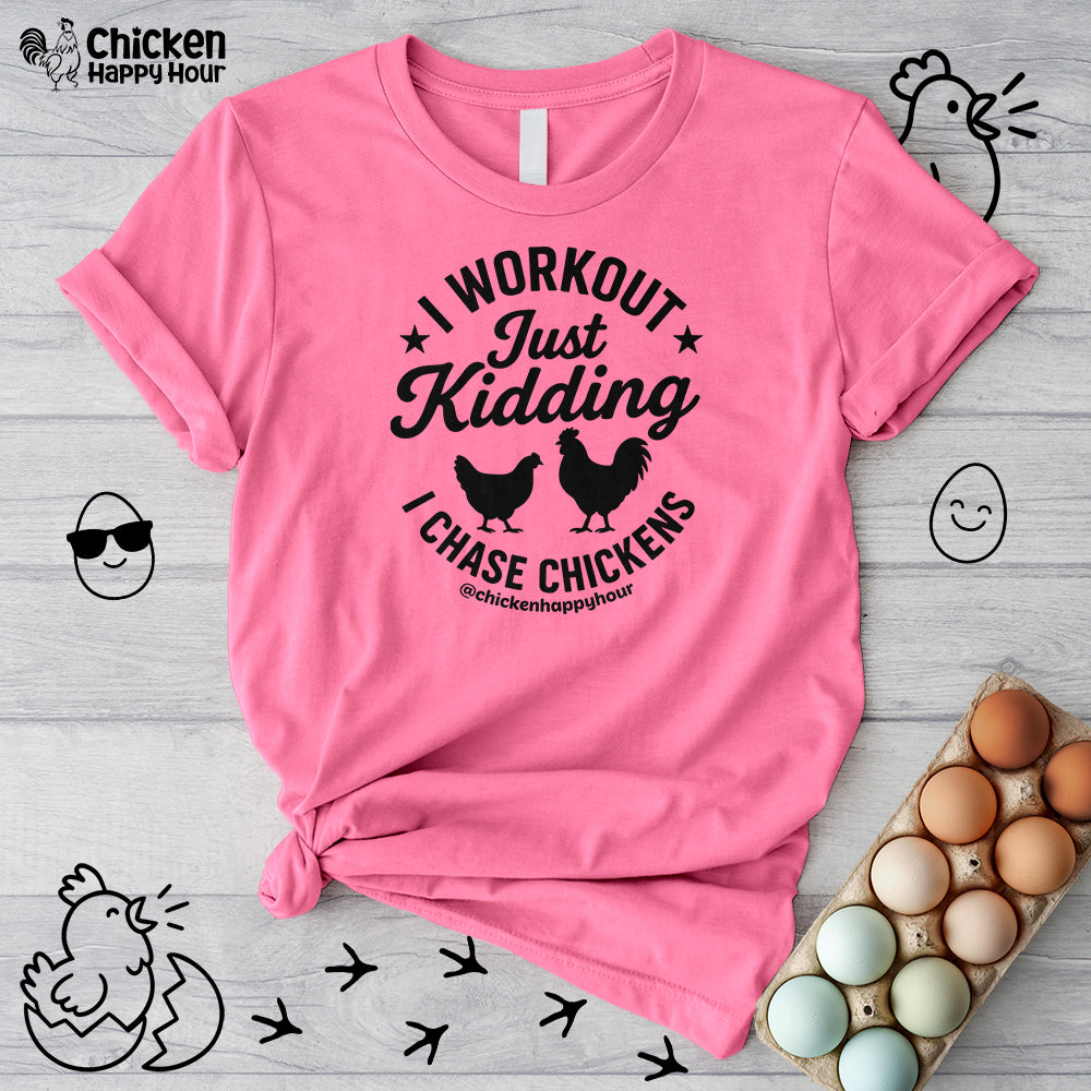 I Workout Just Kidding Unisex Tee