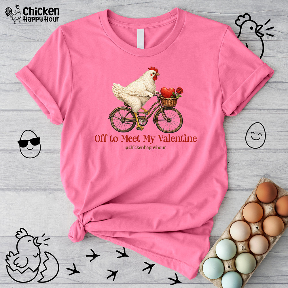 Off to Meet My Valentine Unisex Tee
