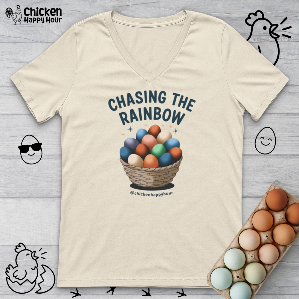 Chasing the Rainbow V-Neck Tee