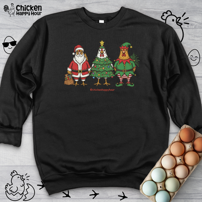 Christmas Chicken Sweatshirt