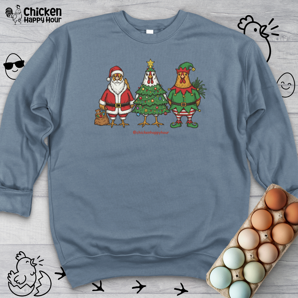 Christmas Chicken Sweatshirt