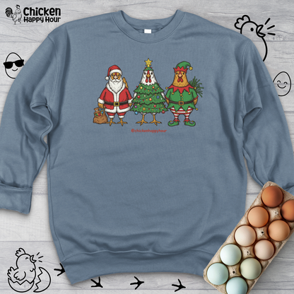 Christmas Chicken Sweatshirt
