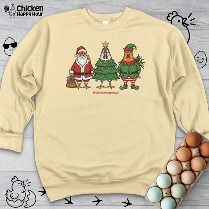 Christmas Chicken Sweatshirt
