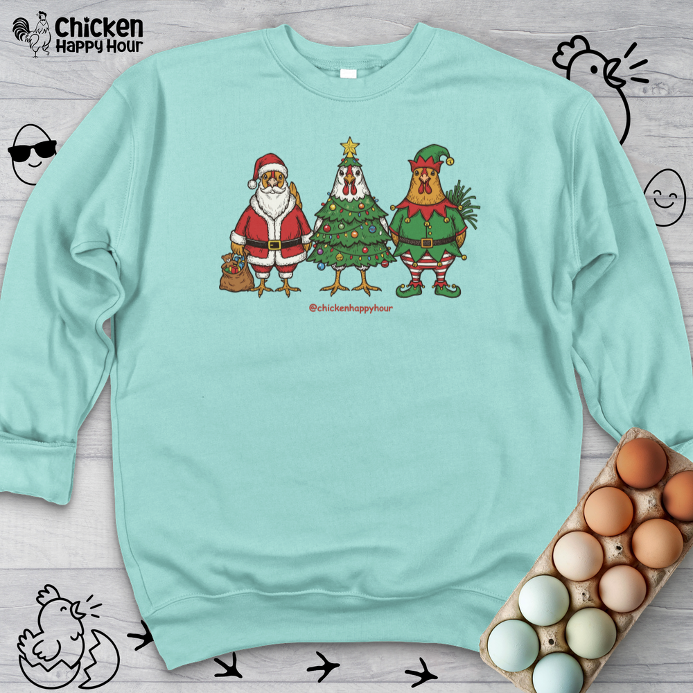 Christmas Chicken Sweatshirt