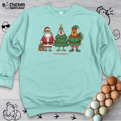 Christmas Chicken Sweatshirt