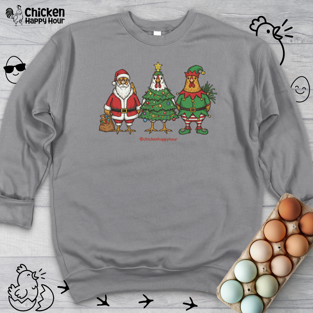 Christmas Chicken Sweatshirt