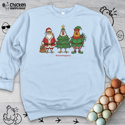 Christmas Chicken Sweatshirt