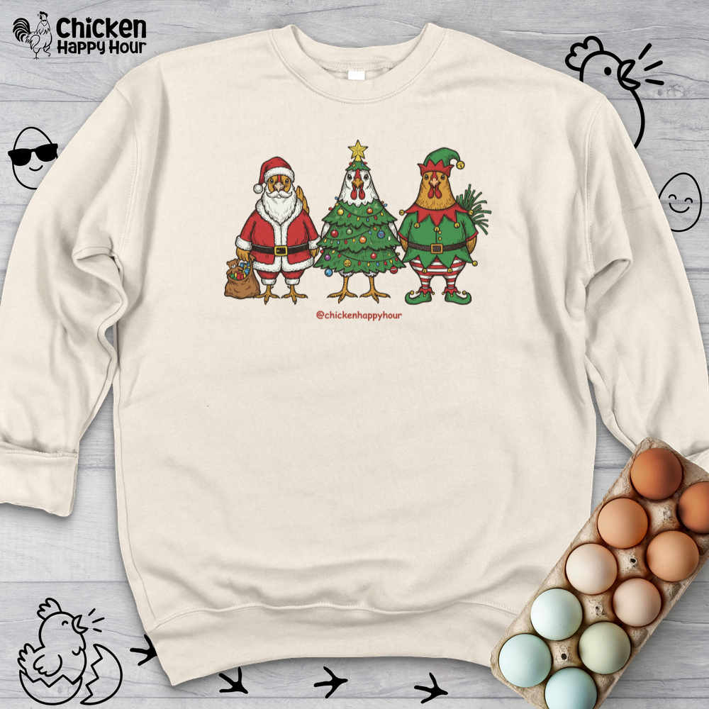 Christmas Chicken Sweatshirt