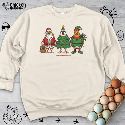 Christmas Chicken Sweatshirt
