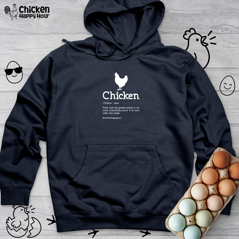 Chicken Definition Hooded Sweatshirt