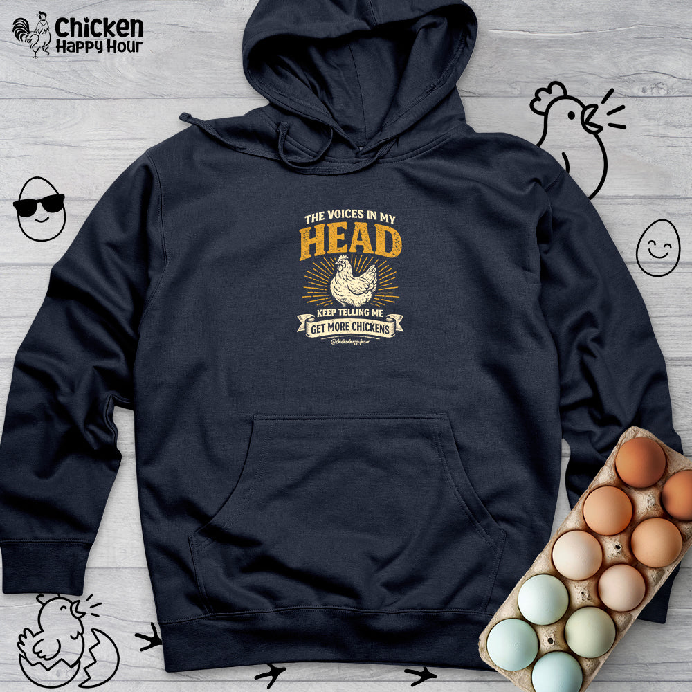 The Voices In My Head Hooded Sweatshirt