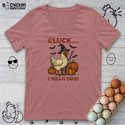 Cluck I Mean Boo! V-Neck Tee
