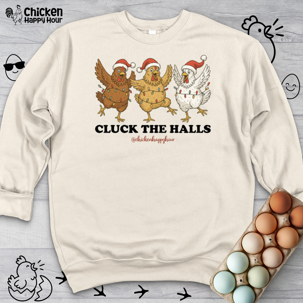 Cluck the Halls Crewneck Sweatshirt