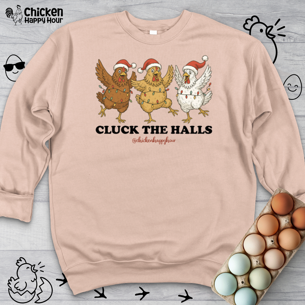 Cluck the Halls Crewneck Sweatshirt