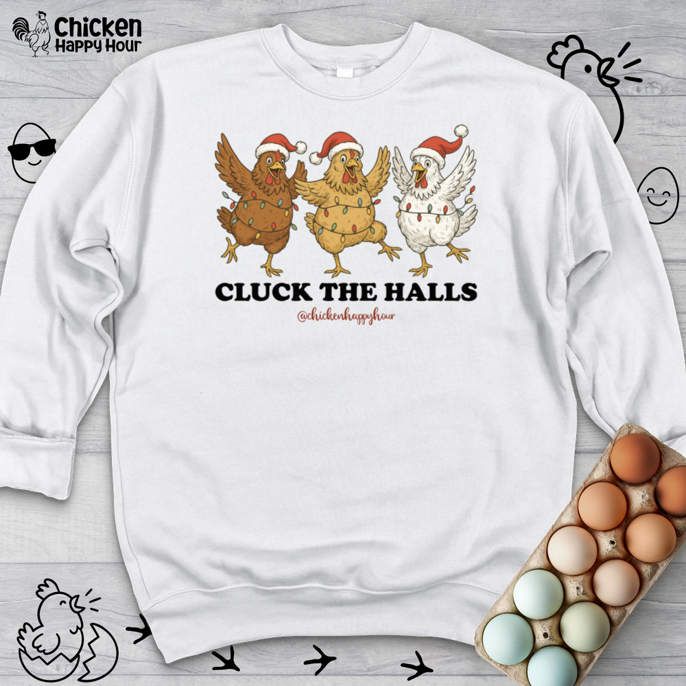 Cluck the Halls Crewneck Sweatshirt