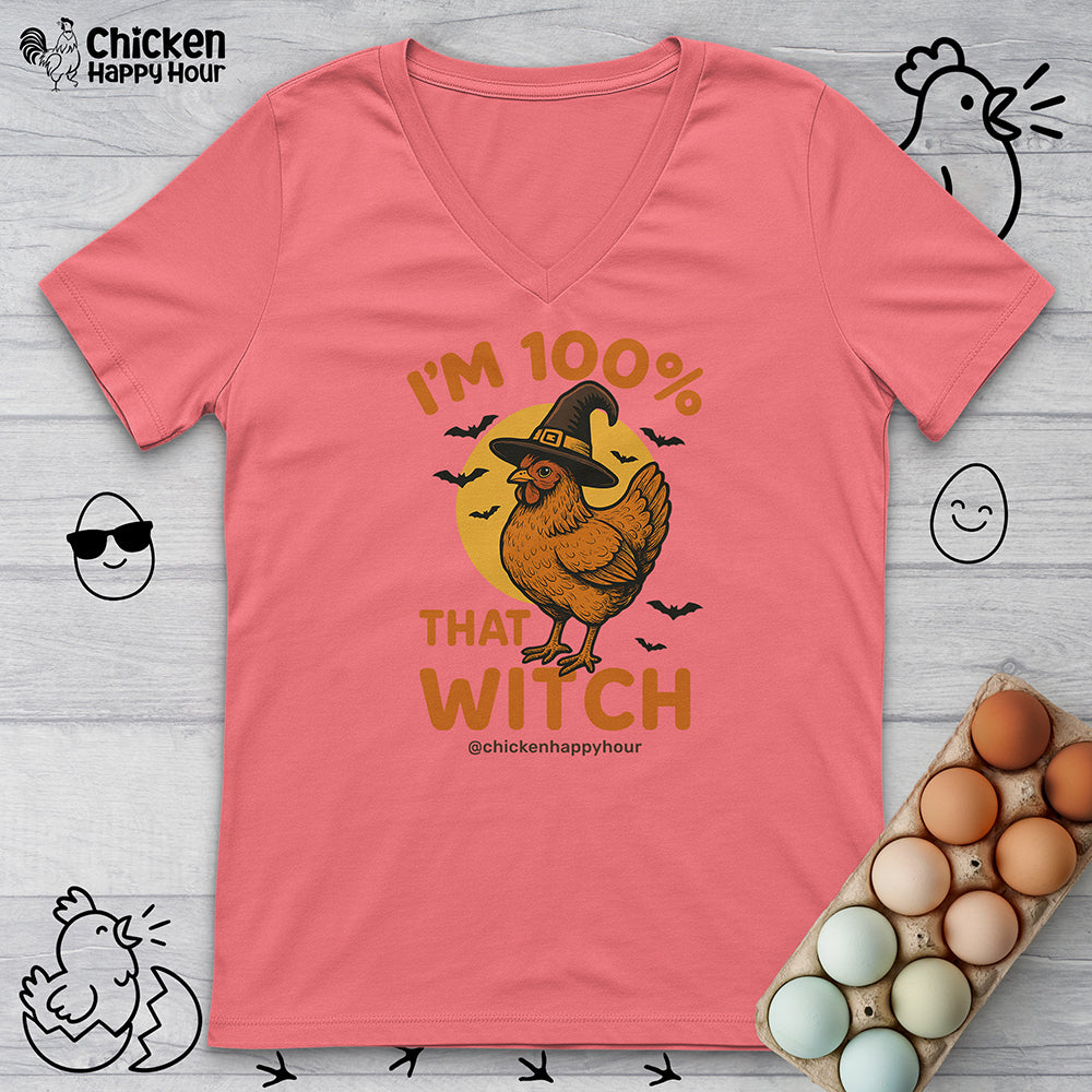I'm 100% that Witch V-Neck Tee