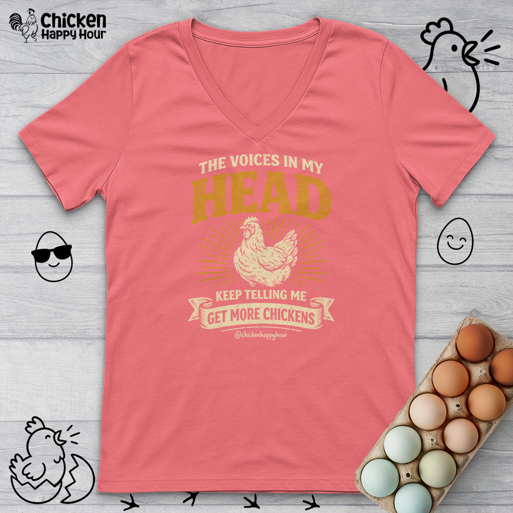 The Voices In My Head V-Neck Tee